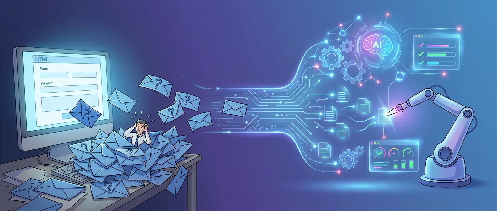 If Customers Still Email You for Status, You Probably Need More Than a Website Form