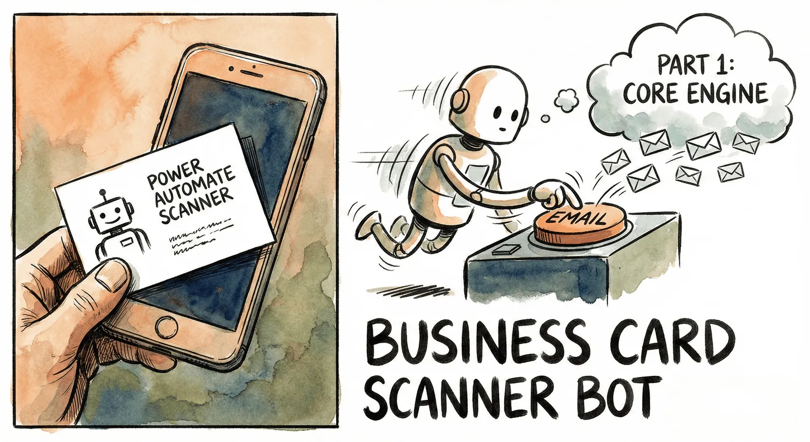 Automated Lead Capture: Build a 1-Click Business Card Scanner with Power Automate (Part 1)