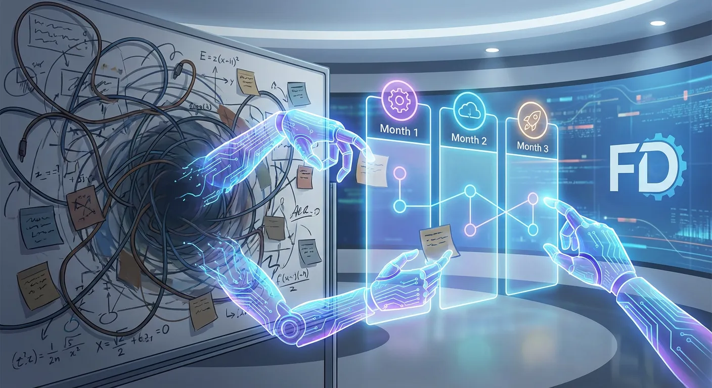 Turning Whiteboard Chaos into a 90-Day Plan with AI Agents